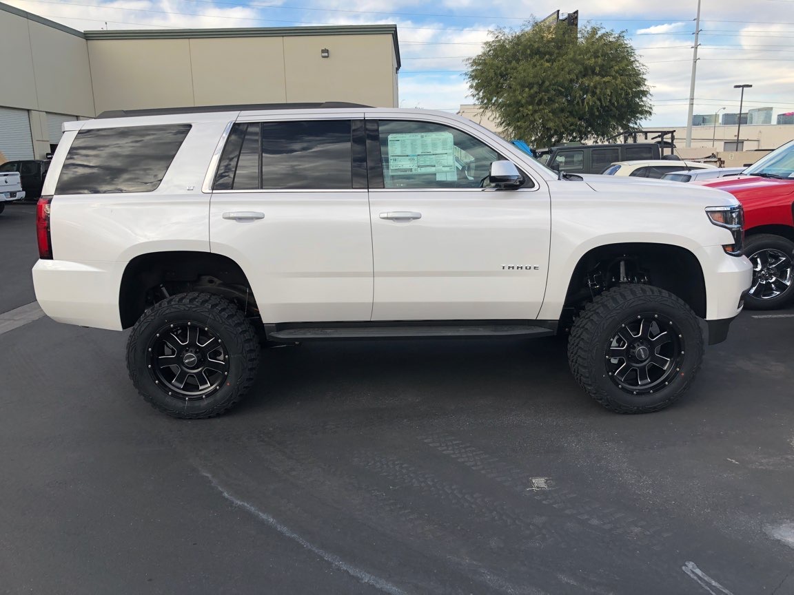 Lifted Silverado built by DSI